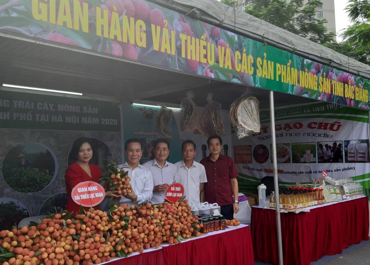 Tỉnh Bắc Giang tham gia tuần hàng trái cây, nông sản các tỉnh, thành phố tại Hà Nội năm 2020
