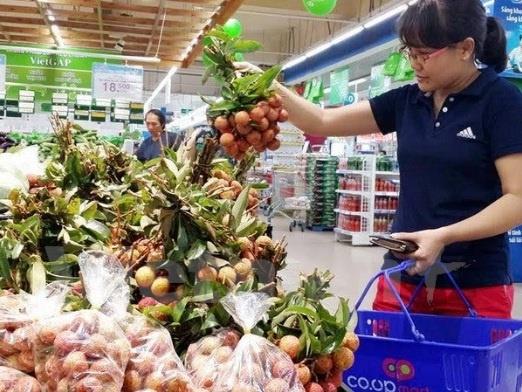 Siêu thị ở TP.Hồ Chí Minh bán hàng trăm tấn vải thiều