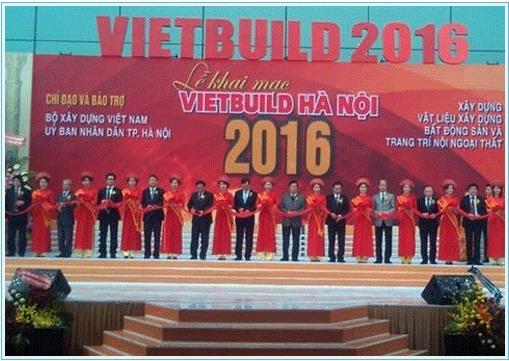 Vietbuild Hà Nội 2016: Tăng cường kết nối doanh nghiệp xây dựng với người tiêu dùng