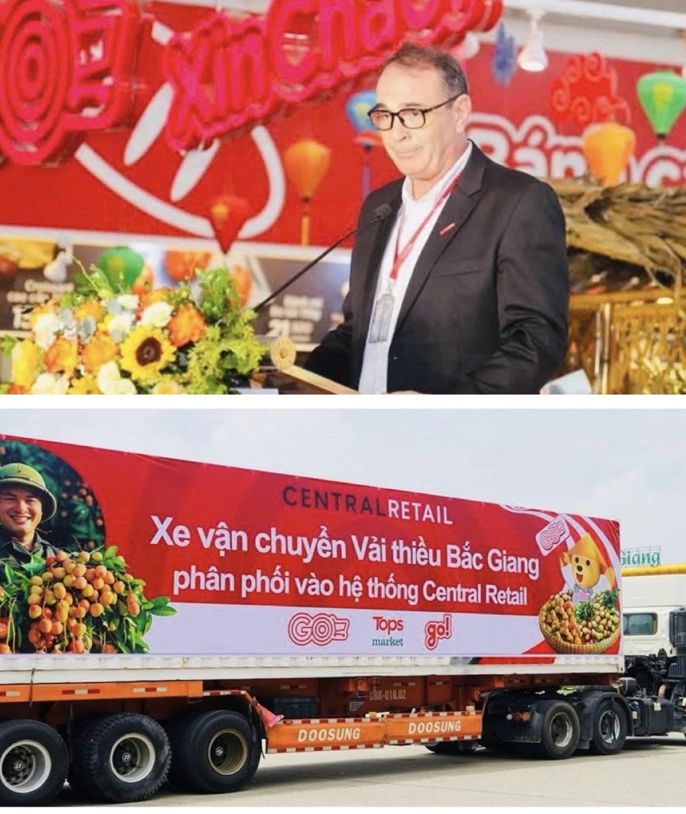 Central Retail kết nối vải thiều Bắc Giang với chuỗi bán lẻ hiện đại