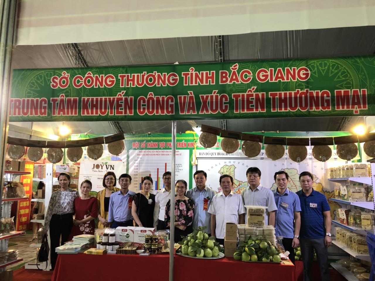 Trung tâm Khuyến công và Xúc tiến thương mại Bắc Giang tham dự Hội chợ Công Thương đồng bằng sông Hồng – Bắc Ninh 2019