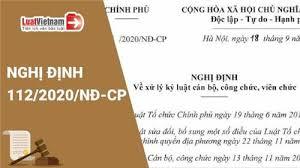 Nghị định quy định về xử lý kỷ luật cán bộ, công chức, viên chức