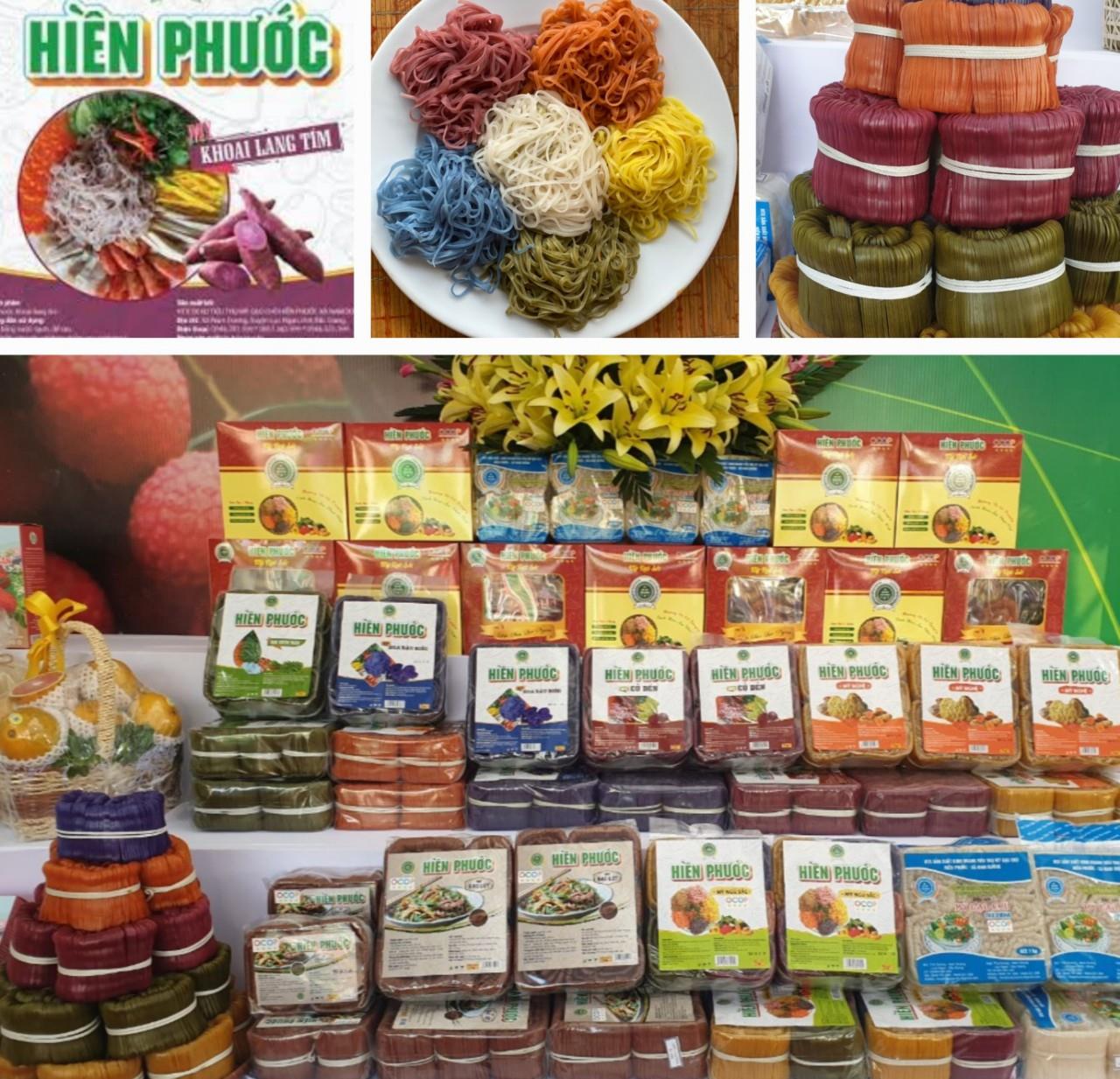 Mỳ Ngũ sắc Hiền Phước - Sản phẩm OCOP hạng 4 sao