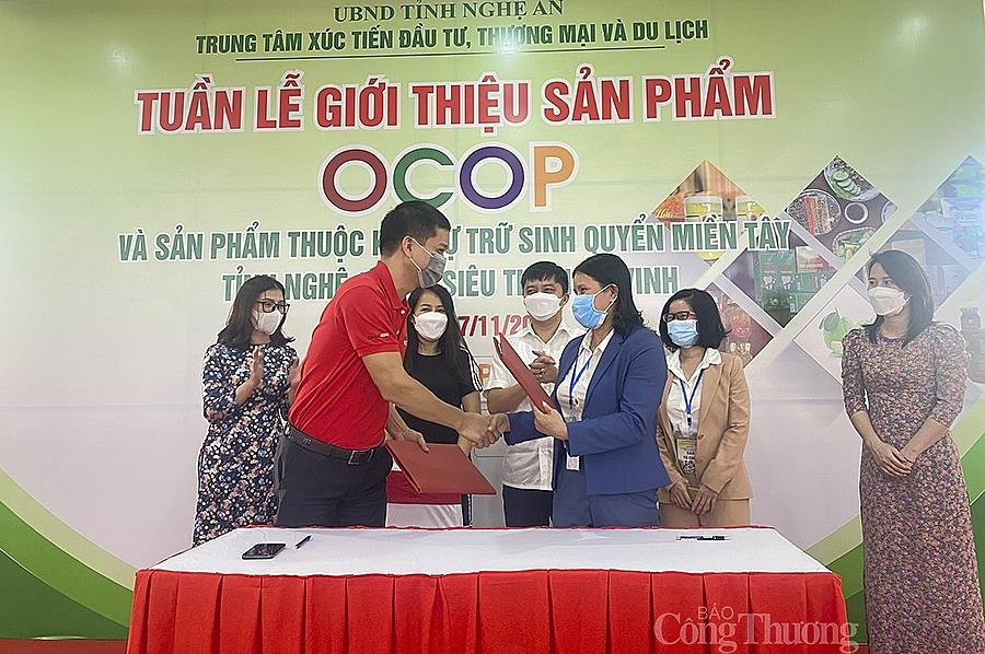 Hỗ trợ kết nối tiêu thụ sản phẩm OCOP tỉnh Nghệ An