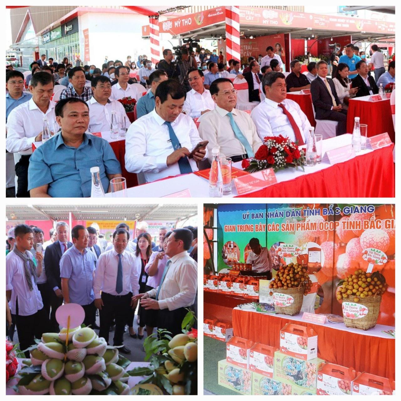Bắc Giang tham gia ngày hội trái cây đặc sản của tỉnh Tiền Giang