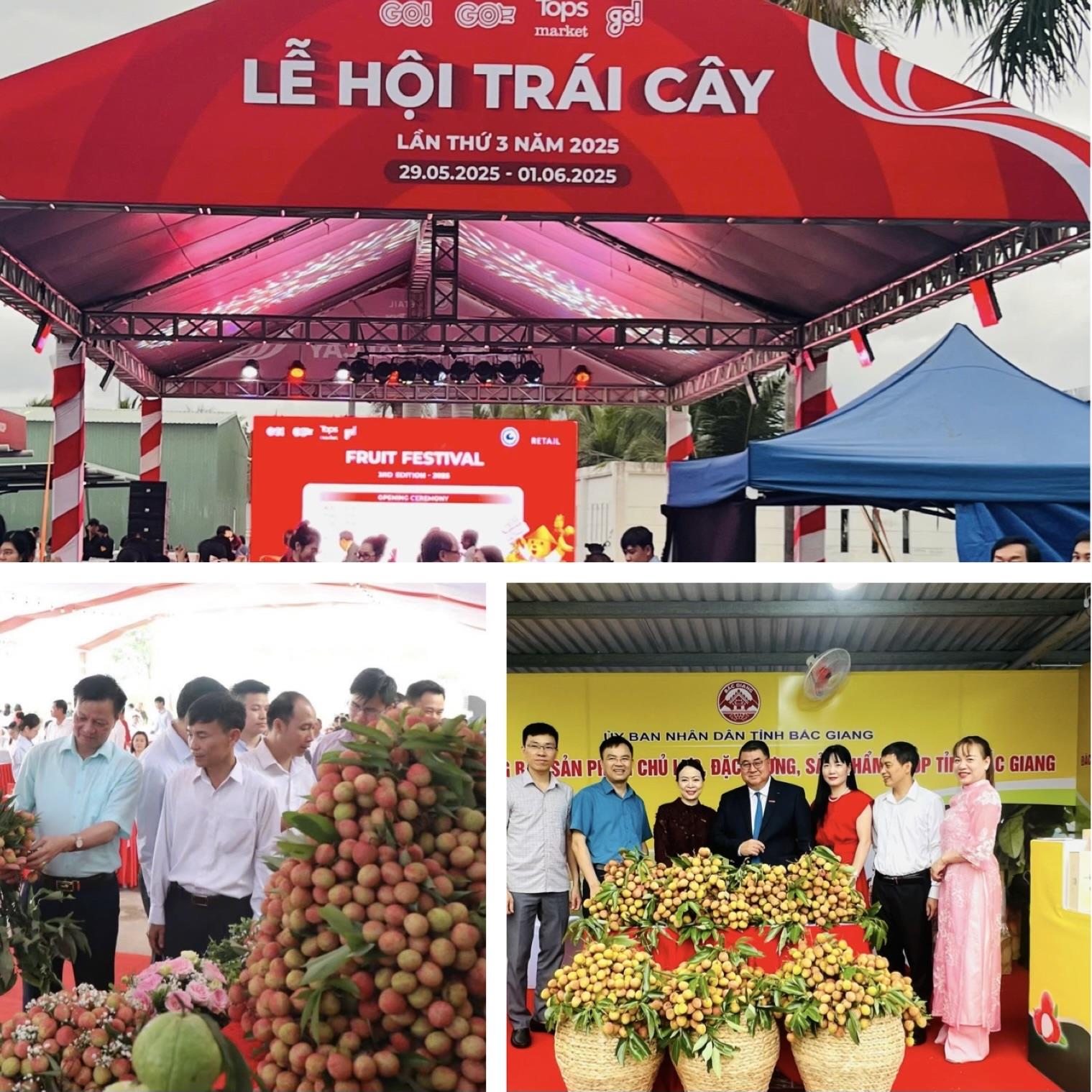 Bắc Giang tham gia “Lễ hội Trái cây - lần thứ 3 năm 2025” tại thành phố Mỹ Tho tỉnh Tiền Giang