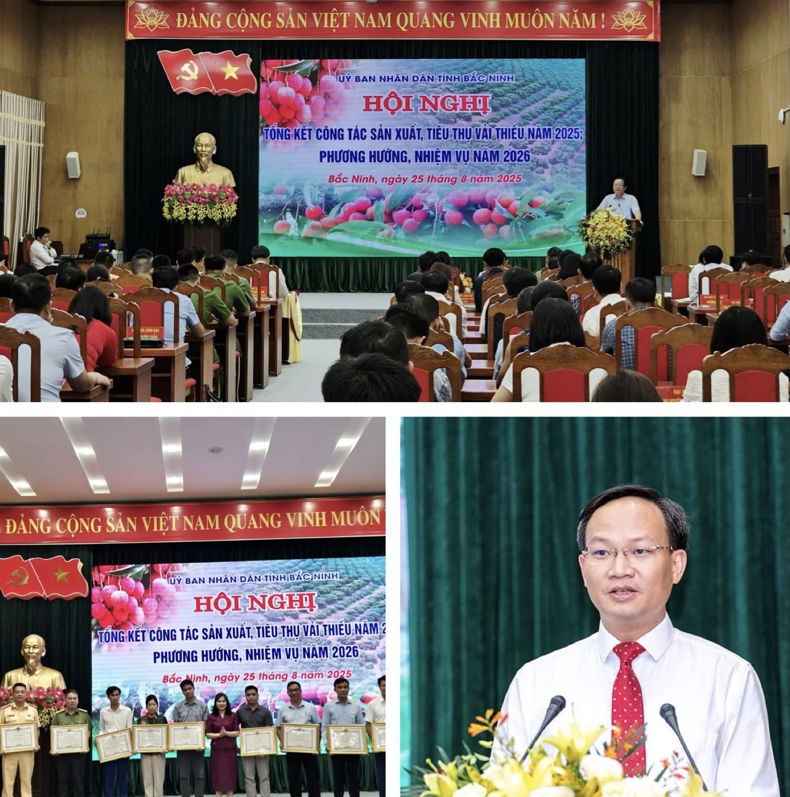 HỘI NGHỊ TỔNG KẾT CÔNG TÁC SẢN XUẤT, TIÊU THỤ VẢI THIỀU NĂM 2025 VÀ PHƯƠNG HƯỚNG NĂM 2026