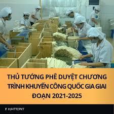 Phê duyệt Chương trình khuyến công quốc gia giai đoạn 2021 – 2025