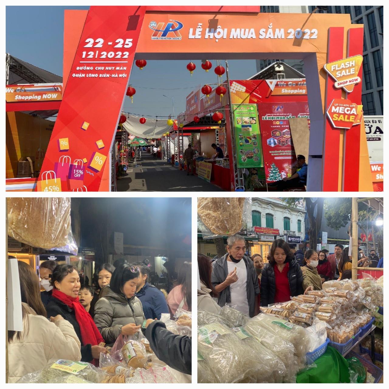 Trung tâm khuyến công & xúc tiến thương mại tỉnh Bắc Giang tham gia Lễ hội mua sắm năm 2022