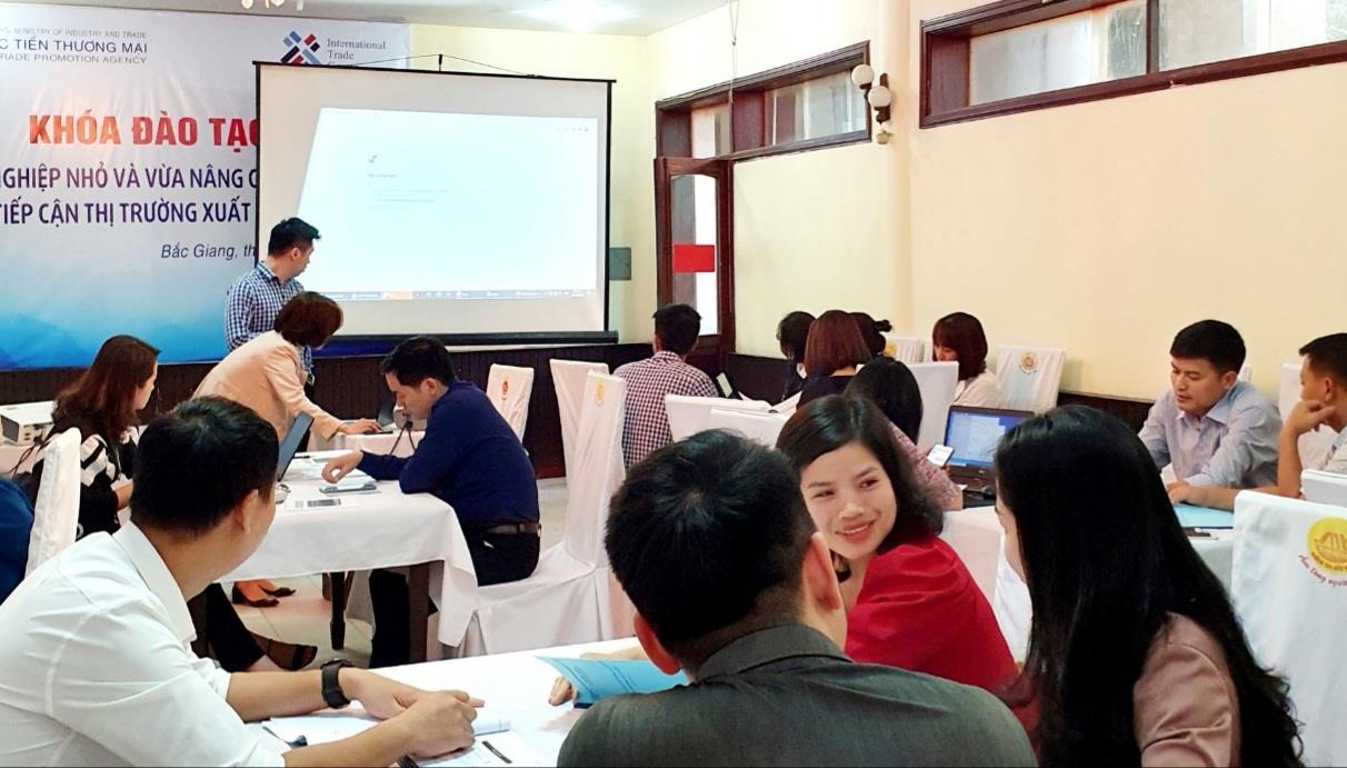 Tập huấn “Doanh nghiệp nhỏ và vừa nâng cao năng lực tiếp cận thị trường xuất khẩu” tại tỉnh Bắc Giang