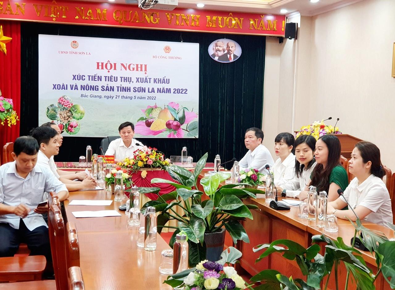 Bắc Giang sẵn sàng hỗ trợ xúc tiến tiêu thụ Xoài và các mặt hàng nông sản của tỉnh Sơn La