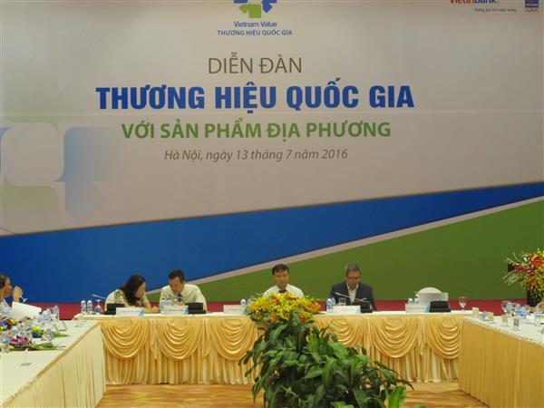 Diễn đàn thương hiệu quốc gia với sản phẩm địa phương